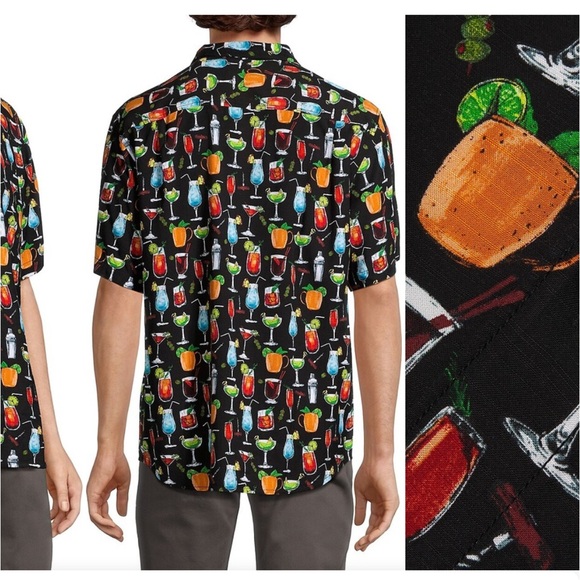 NWT Tommy Bahama Veracruz Cay All Nighter Camp Shirt - Picture 3 of 7